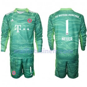 Maillot de Foot FC Bayern Munich Manuel Neuer 1 Gardien Troisième 2021-22 Manches Longues - Enfant